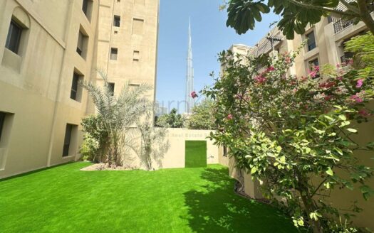 Lovely2 Bed +Huge Garden |Unfurnished | burj View